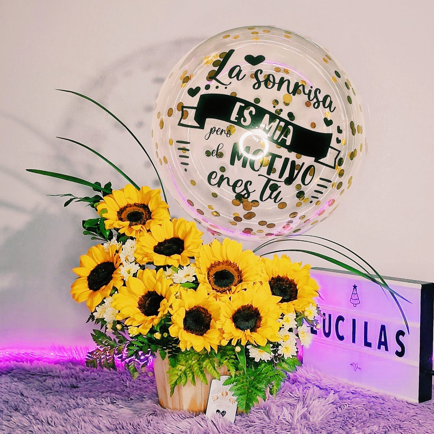 Flores Amarillas Arreglo de Girasoles