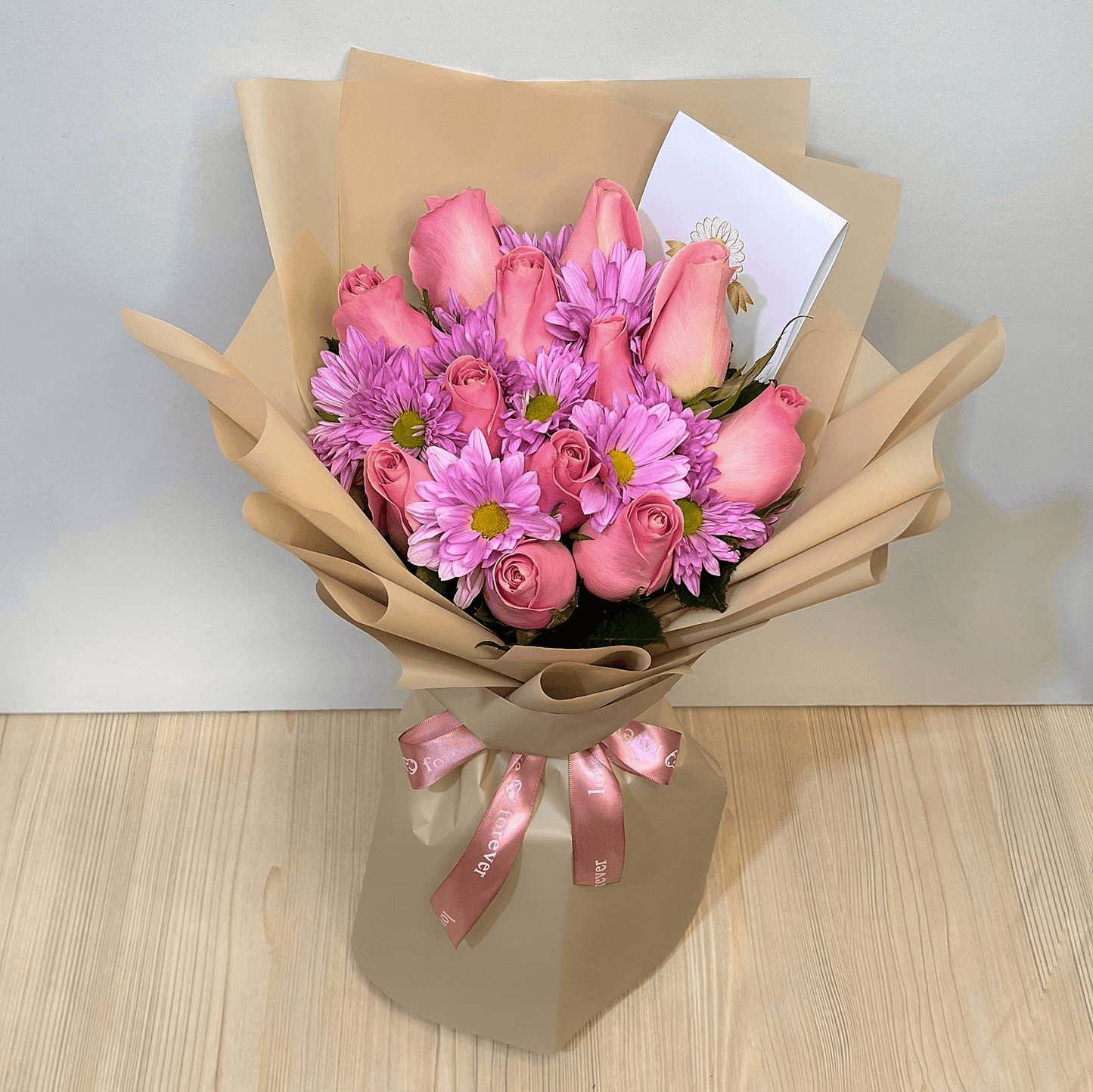 Ramo Rosas Rosadas y Margaritas