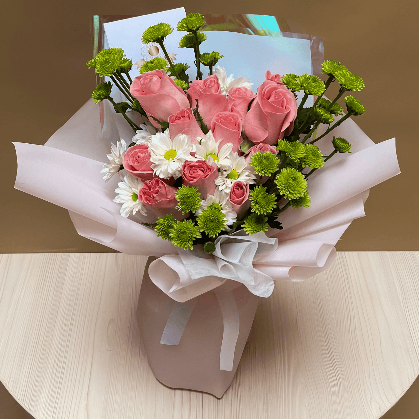 Ramo 12 Rosas Rosadas