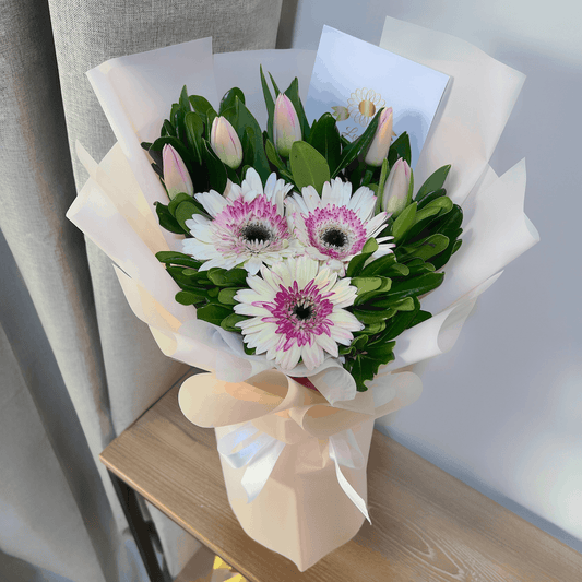 Ramo Tulipanes y Gerberas
