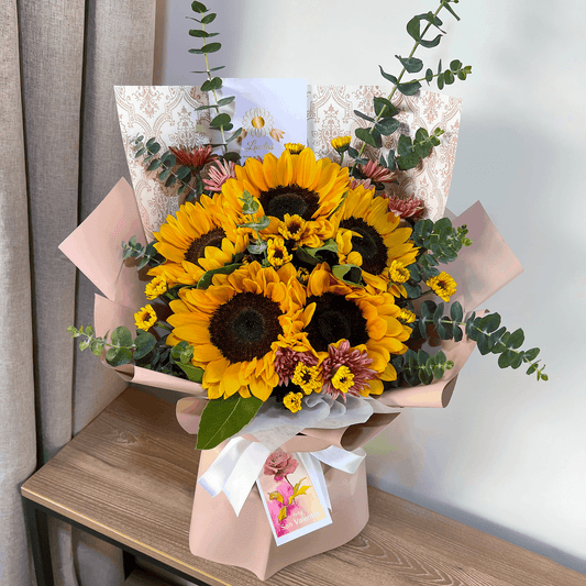 Ramo de Girasoles - Amor, Alegría y Energía Positiva