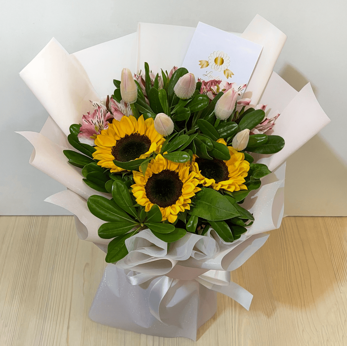 Ramo Tulipanes y Girasol