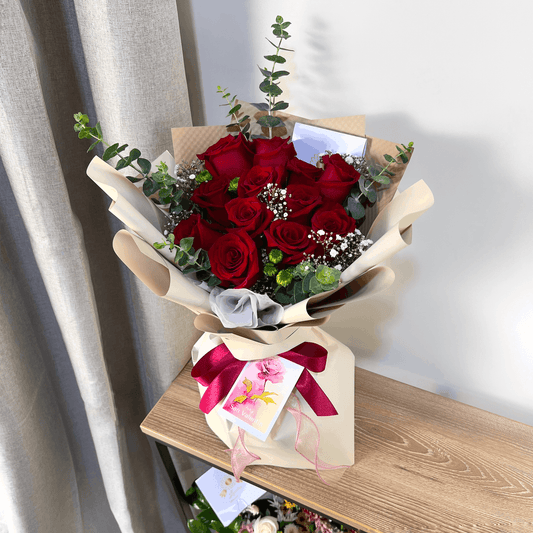 Ramo de Rosas Rojas Clásico – Amor Eterno