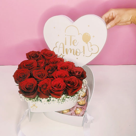 Box de Rosas y Chocolates